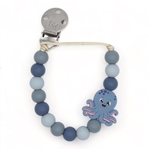 Muncher® Pacifier Clip - #082d Octo