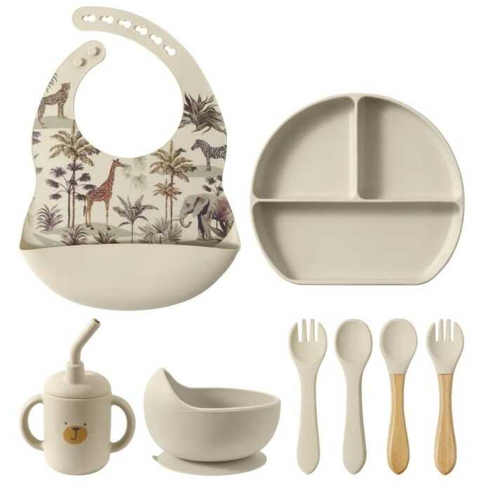 Feeding set 6pcs - Safari