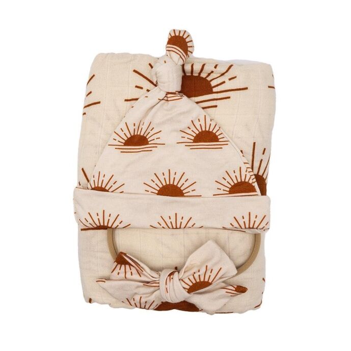 Newborn Swaddle Set Sunrise
