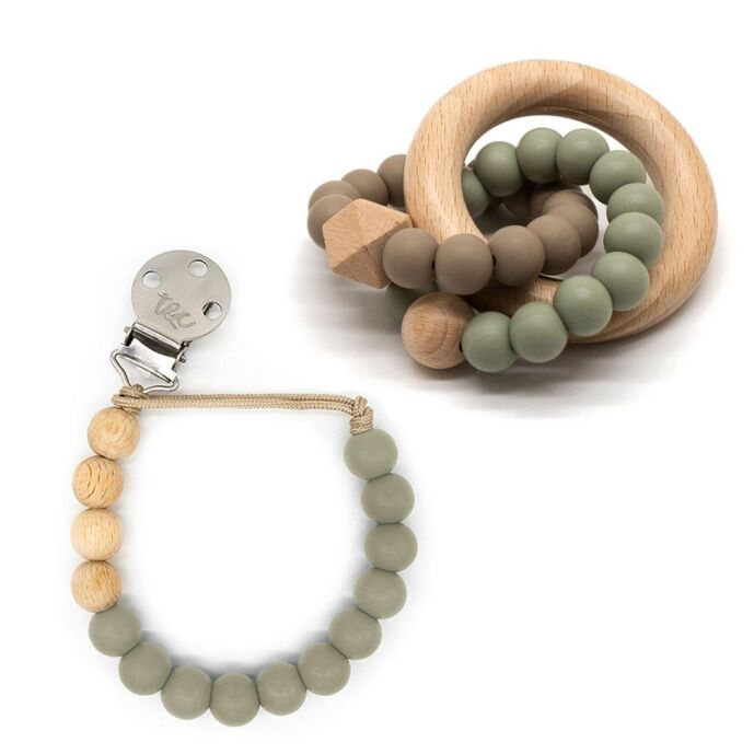 Teething Set - Sage