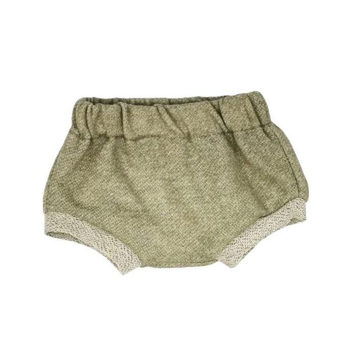 French Jersey Cotton Sage Shorts