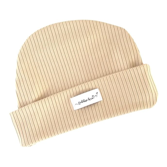 CLEARANCE Cotton Ribbed Beanie