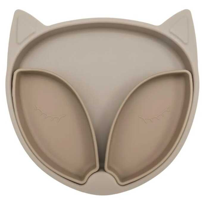 Fox Plate With Dividers